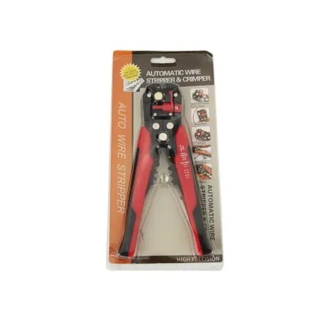 Profesjonalny Ściągacz Izolacji Kabla Przewodów Zaciskarka Zaciskacz, Obcinacz-1642760