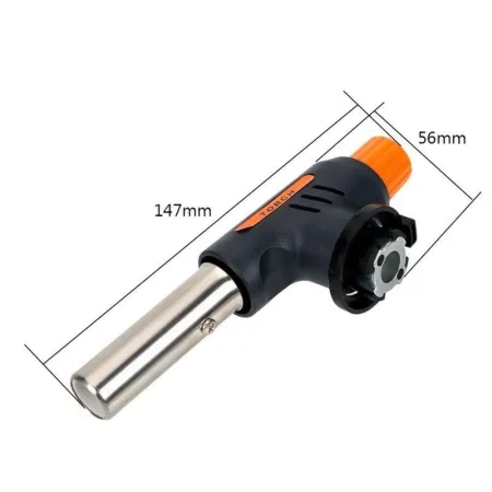 Opalarka, Palnik Gazowy, Czarny, Lutownica Na Kartusze, Lutlampa Ceramiczny-1642794