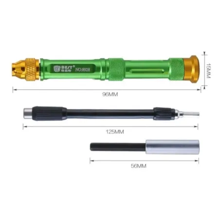 Zestaw Narzędzi Precyzyjnych, Śrubokręt, Wkrętak + Bity 63w1 BST-1642848