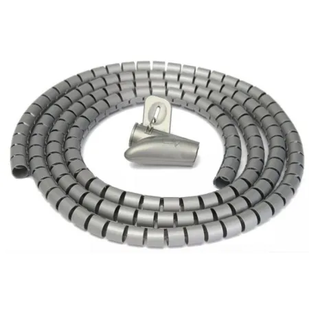 Organizer Kabli, Opaska Spiralna Do Przewodów, Maskownica, Osłona SZARA 3m-1642889