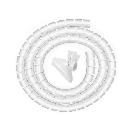 Organizer Kabli, Opaska Spiralna Do Przewodów, Maskownica, Osłona BIAŁA 3m