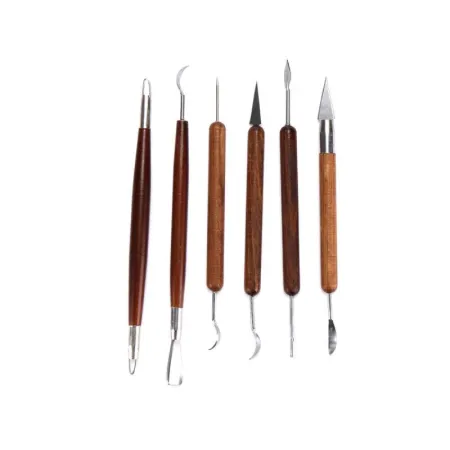 Zestaw Narzędzi Do Rękodzieła,  Modelowania Ceramiki, Do Rzeźbienia 6 Elementów-1643012