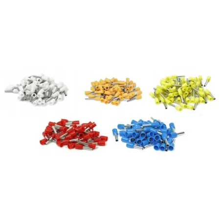 Konektory Kablowe, Zestaw Tulejek, Końcówek 800 szt. Tulejki Do Zaciskarki, Praski-1643026