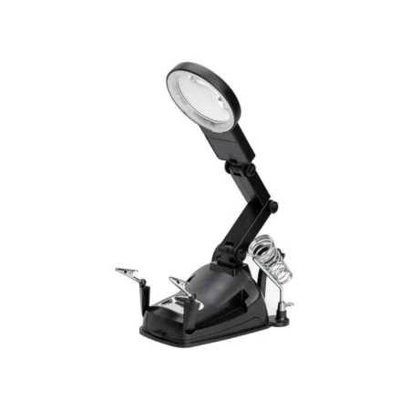 Trzecia ręka, stacja, uchwyt do lutowania + Lupa Z Podświetleniem LED-1643063