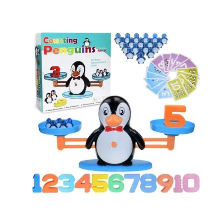 Gra Nauka Liczenia - Równoważnia Waga Szalkowa Pingwin - Counting Penguins-1643107