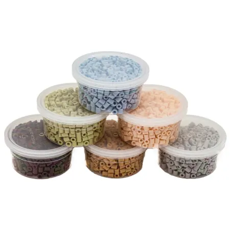 Koraliki Do Prasowania 3000szt, Prasowanki, Do Prasowanek, 6 Kolorów, Zapas - PASTELOWE SZAROŚCI I BEŻE-1643139