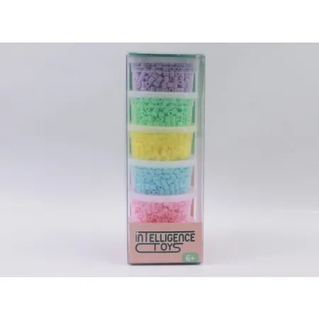 Koraliki Do Prasowania 3000szt, Prasowanki, Do Prasowanek, 6 Kolorów, Zapas - PASTELOWE KOLORY MIX-1643151