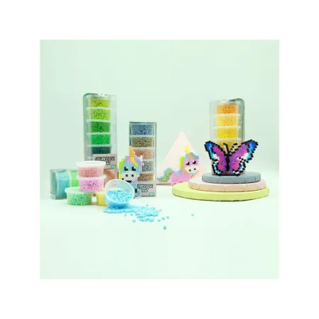 Koraliki Do Prasowania 3000szt, Prasowanki, Do Prasowanek, 6 Kolorów, Zapas - PASTELOWE KOLORY MIX-1643156