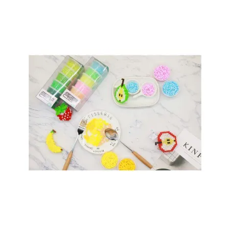 Koraliki Do Prasowania 3000szt, Prasowanki, Do Prasowanek, 6 Kolorów, Zapas - SŁONECZNE ODCIENIE ŻÓŁTEGO-1643168