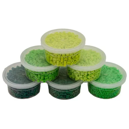 Koraliki Do Prasowania 3000szt, Prasowanki, Do Prasowanek, 6 Kolorów, Zapas - ODCIENIE ZIELENI-1643172