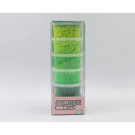 Koraliki Do Prasowania 3000szt, Prasowanki, Do Prasowanek, 6 Kolorów, Zapas - ODCIENIE ZIELENI-1643175