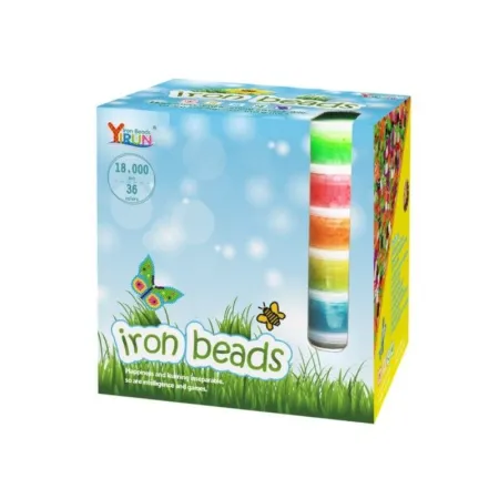 Koraliki Do Prasowania, Prasowanki 18000szt , Prasowanka, Koraliki Uzupełniające Do Prasowanek, 36 Kolorów, Uzupełni