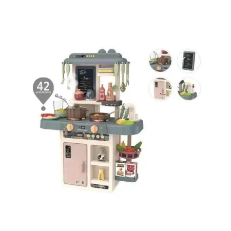 Multifunkcyjna Kuchnia Z Lodówką I Płytą Gazową, Beżowo-Szara