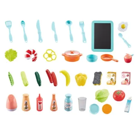 Multifunkcyjna Kuchnia Z Lodówką I Płytą Gazową, Beżowo-brązowa-1643234