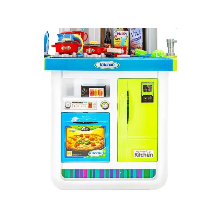 Multifunkcyjna Kuchnia Z Płytą Gazową I Panelem Dotykowym Niebieska-1643330