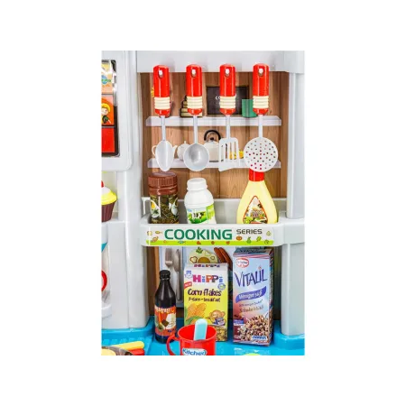 Multifunkcyjna Kuchnia Z Płytą Gazową I Panelem Dotykowym Niebieska-1643334