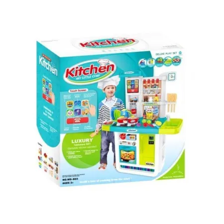 Multifunkcyjna Kuchnia Z Płytą Gazową I Panelem Dotykowym Niebieska-1643338