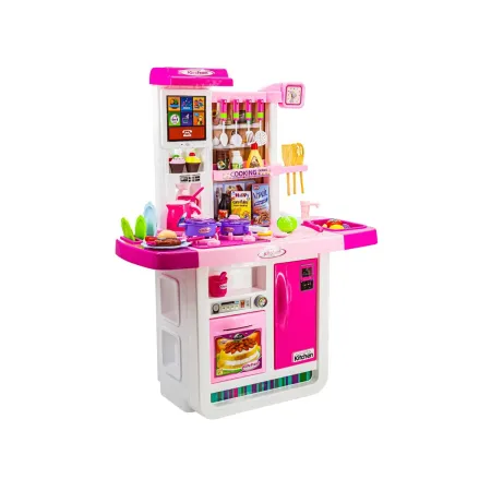 Multifunkcyjna Kuchnia Z Płytą Gazową I Panelem Dotykowym Różowa-1643341