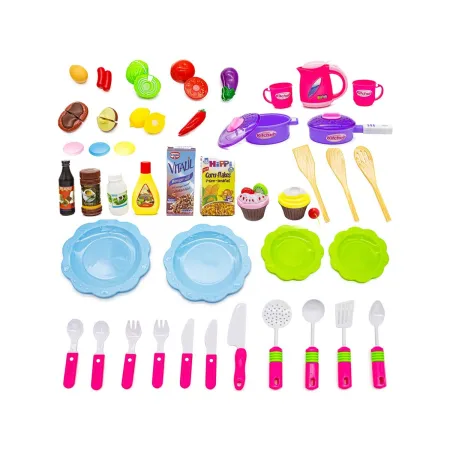 Multifunkcyjna Kuchnia Z Płytą Gazową I Panelem Dotykowym Różowa-1643347