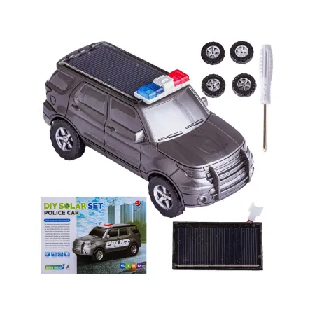 Zabawka Solarna Samochód - Auto Radiowóz Policja - zestaw do samodzielnego złożenia