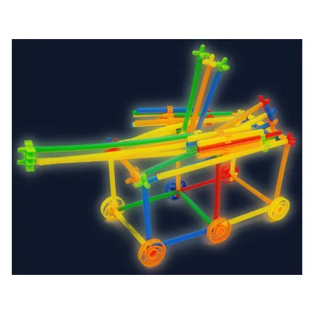 Słomki Konstrukcyjne, Klocki Edukacyjne, Patyczki 1000el. Świecące W Ciemności-1643402