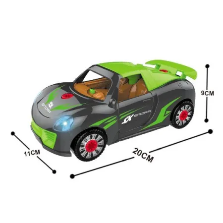 Samochód sportowy Porsche do rozkręcania i skręcania Wkrętarka-1643457