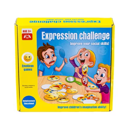 Towarzyska Gra Emotikony, Lusterko + Karty Emocji-1643660