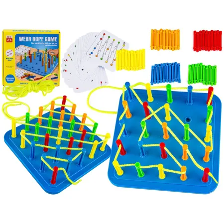 Edukacyjna Gra Zręcznościowa - Zawiąż Linę  Nawlec Nitkę