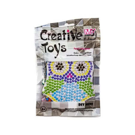 Haft Diamentowy, Obraz, Mozaika Diamentowa Diamond Painting, ODBICIE LUSTRZANE - KOTEK TYGRYS 30x40cm-1643783