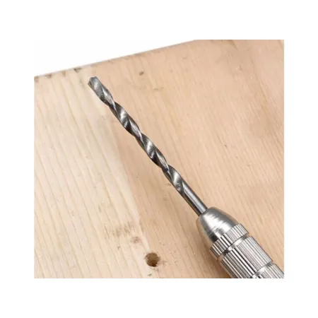 Wiertarka ręczna dociskowa + Wiertła, 10 Sztuk Wierteł-1643843