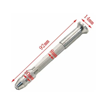 Wiertarka ręczna dociskowa + Wiertła, 10 Sztuk Wierteł-1643846