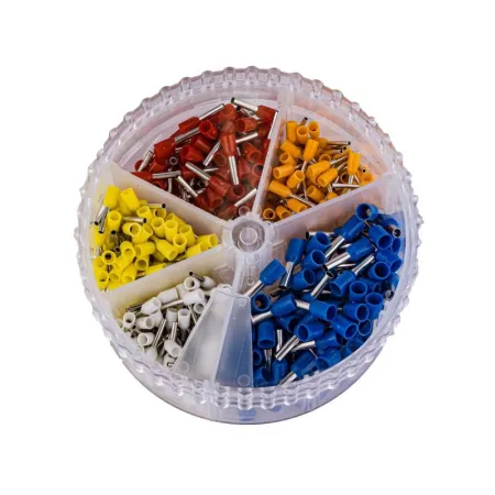 Konektory Kablowe, Zestaw Tulejek, Końcówek 500 szt. Tulejki Do Zaciskarki, Praski