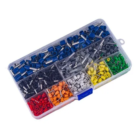 Konektory Kablowe, Zestaw Tulejek, Końcówek 800 szt. Tulejki Do Zaciskarki, Praski-1643936