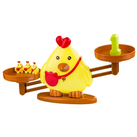 Gra Nauka Liczenia - Równoważnia Waga Szalkowa Kurczak - Chick Balance-1644005