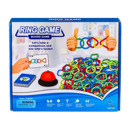 Logiczna Gra Połącz Obręcze Kształty, Puzzle Ring Game Karty-1644074