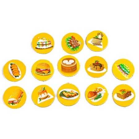 Obrotowa Gra Losowa, Układanka, Puzzle, Zwierzęta I Owoce-1644086