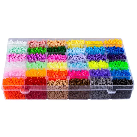 Koraliki Do Prasowania 12000szt, Prasowanka, Koraliki Uzupełniające Do Prasowanek, ORGANIZER 36 Kolorów, Uzupełniacz