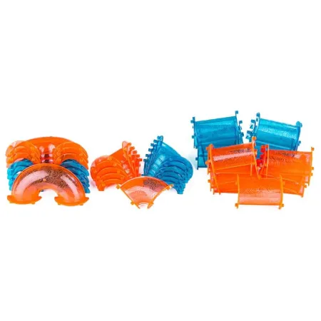 Świecące Klocki Magnetyczne, Tor Kulkowy Dla Kulek 202 Elementy Kulodrom-1644343