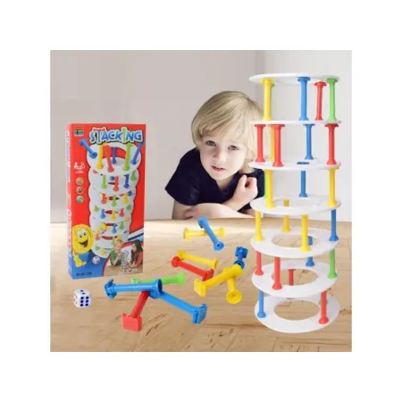 Gra Zręcznościowa Stacking - Kolorowa Wieża, Zbuduj Wieżę-1644391