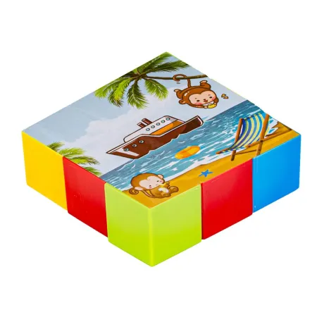 Gra Zręcznościowa Klocki Konstrukcyjne, Karty, Puzzle-1644443