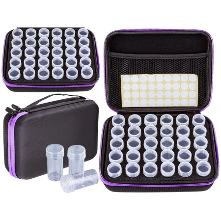 Akcesoria Haft Diamentowy, Etui + 30 Pojemników Zestaw Do Diamond Painting