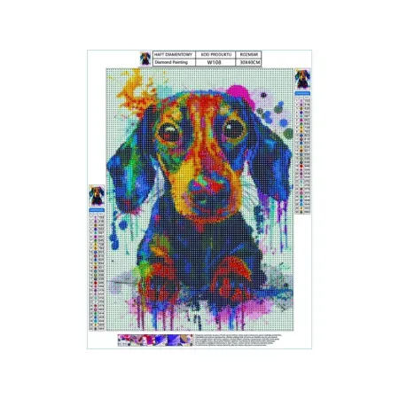 Haft Diamentowy, Obraz, Mozaika Diamentowa Diamond Painting, POŻEGNANIE NA PRZYSTANKU 30x40cm-1644512