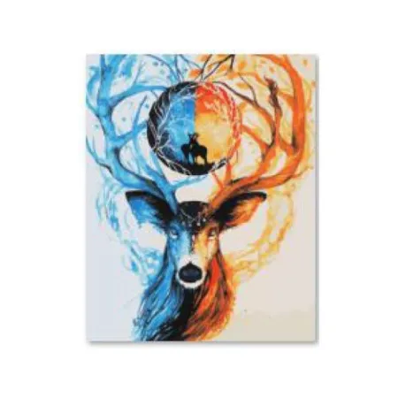 Haft Diamentowy, Obraz, Mozaika Diamentowa Diamond Painting, JELEŃ 30x40cm