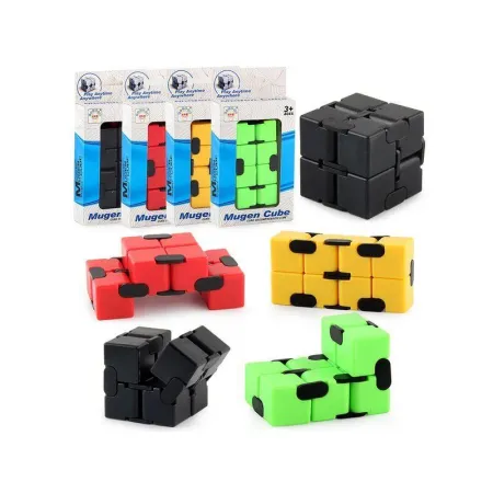 Magiczna Kostka, Antystresowa Układanka, Kolorowe Klocki-1644747