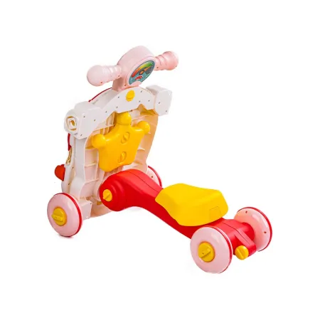 Pchacz, Chodzik 4w1 Stolik Edukacyjny Rowerek Hulajnoga Różowy-1644860