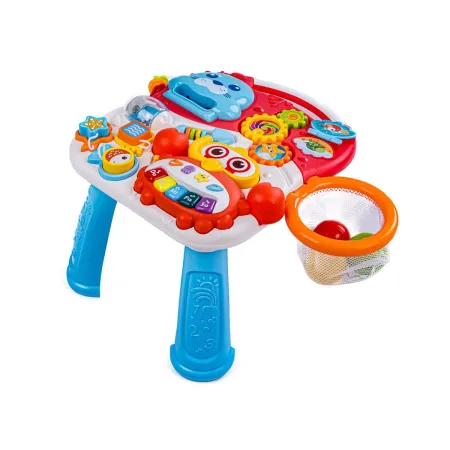 Pchacz, Chodzik 4w1 Stolik Edukacyjny Rowerek Hulajnoga Różowy-1644861