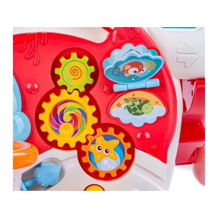 Pchacz, Chodzik 4w1 Stolik Edukacyjny Rowerek Hulajnoga Różowy-1644862