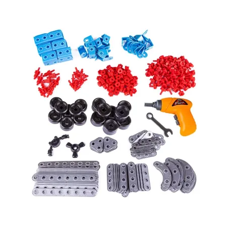 Klocki konstrukcyjne, Kreatywna Układanka 552 El, Wkrętarka, Śrubki-1644874