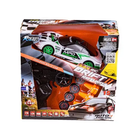 Samochód Do Driftu, Auto RC Drift 1:24 2,4 GHz 4WD BIAŁY-1644883