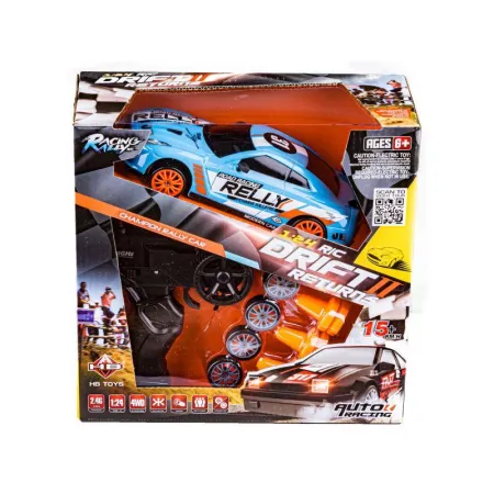 Samochód Do Driftu, Auto RC Drift 1:24 2,4 GHz 4WD NIEBIESKI-1644894